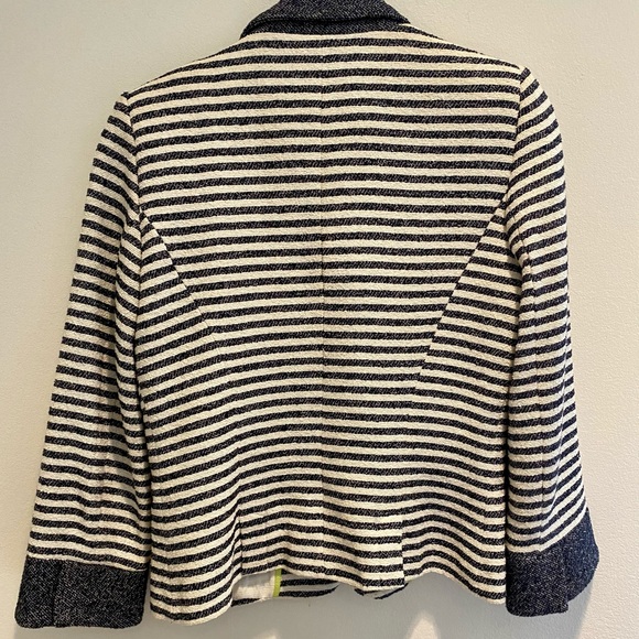 Zara Trafaluc Textured Striped Blazer - Picture 2 of 4